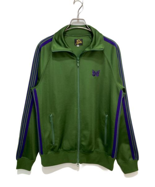 Needles（ニードルズ）Needles (ニードルズ) Track Jacket グリーン×パープル サイズ:Sの古着・服飾アイテム