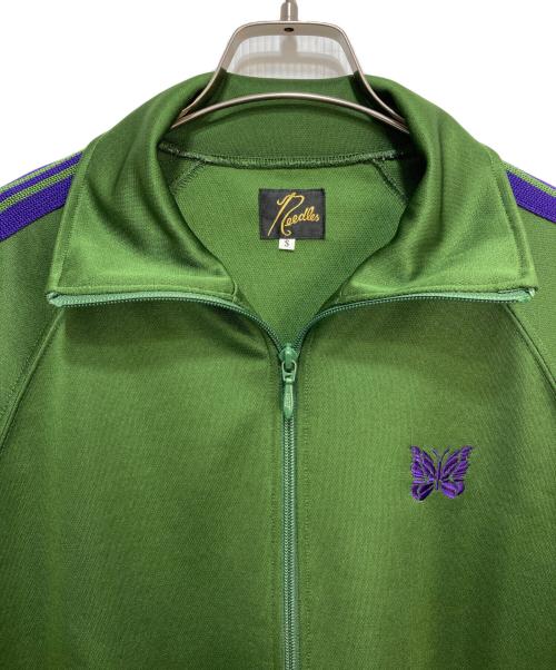 Needles（ニードルズ）Needles (ニードルズ) Track Jacket グリーン×パープル サイズ:Sの古着・服飾アイテム