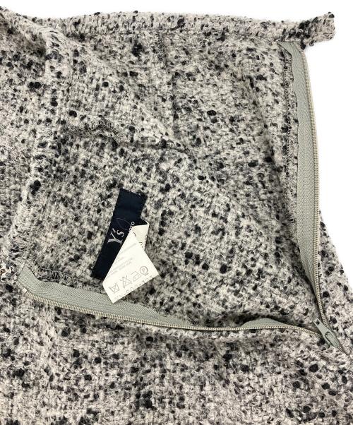 Y's（ワイズ）Y's (ワイズ) ウール混スカート グレー サイズ:SIZE 3の古着・服飾アイテム