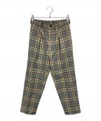 MARKAWAREマーカウェア）の古着「PLEAT FRONT PEGTOP PANTS」｜ベージュ