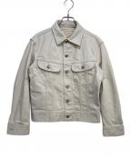 45rpm45アールピーエム）の古着「ライ麦デニムの908比古比女ジャン」｜アイボリー