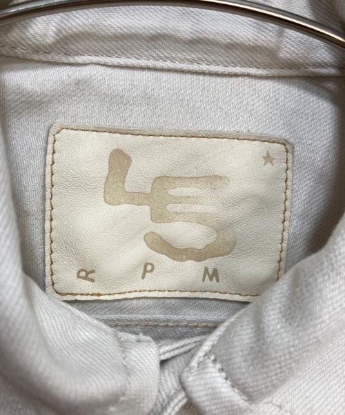 45rpm（45アールピーエム）45rpm (45アールピーエム) ライ麦デニムの908比古比女ジャン アイボリー サイズ:1の古着・服飾アイテム