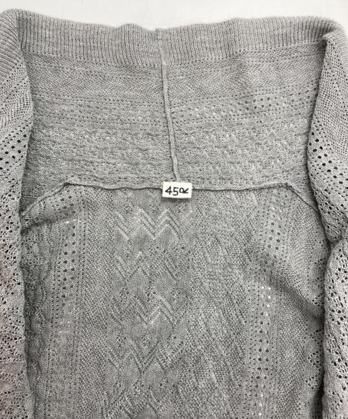 45R（フォーティファイブ・アール）45R (フォーティファイブ・アール) アイスコットンレースのハッピィ グレーの古着・服飾アイテム