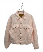 45rpm45アールピーエム）の古着「リネントラッカージャケット」｜ピンク