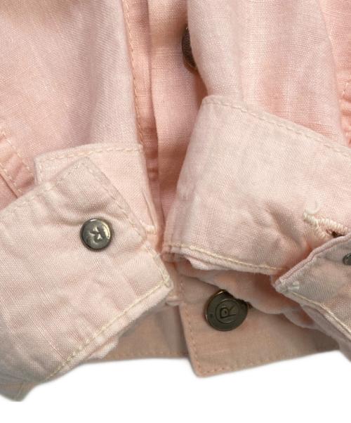 45rpm（45アールピーエム）45rpm (45アールピーエム) リネントラッカージャケット ピンク サイズ:不明の古着・服飾アイテム