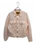 45rpm（45アールピーエム）の古着「リネントラッカージャケット」｜ピンク