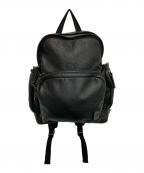 DIESELディーゼル）の古着「レザーバックパック」｜ブラック