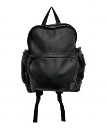 DIESEL（ディーゼル）の古着「レザーバックパック」｜ブラック