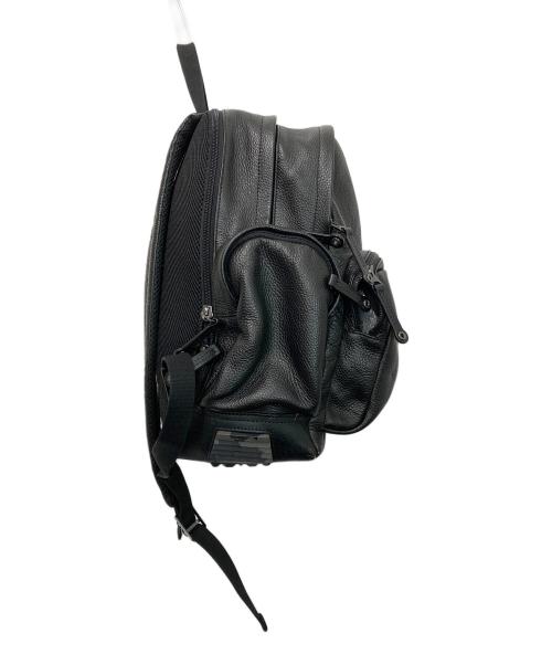 DIESEL（ディーゼル）DIESEL (ディーゼル) レザーバックパック ブラックの古着・服飾アイテム