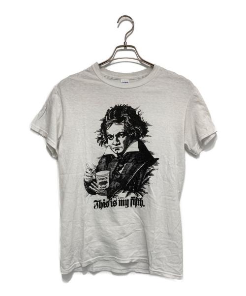 GILDAN（ギルダン）GILDAN (ギルダン) Dannon Yogurt Beethoven T-Shirt ホワイト サイズ:Ｓの古着・服飾アイテム
