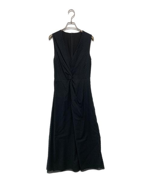 ROSETTA GETTY（ロゼッタゲッティ）ROSETTA GETTY (ロゼッタゲッティ) ドットノースリーブワンピース ブラック サイズ:2の古着・服飾アイテム