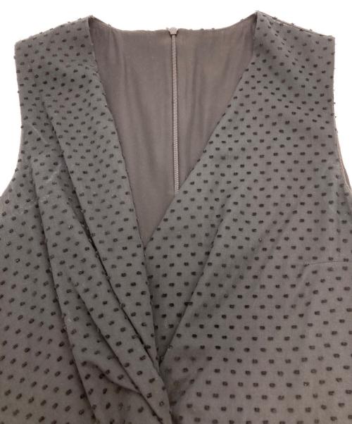 ROSETTA GETTY（ロゼッタゲッティ）ROSETTA GETTY (ロゼッタゲッティ) ドットノースリーブワンピース ブラック サイズ:2の古着・服飾アイテム