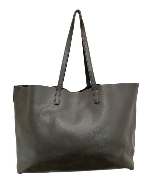 Saint Laurent Paris（サンローランパリ）Saint Laurent Paris (サンローランパリ) レザートートバッグ グレーの古着・服飾アイテム