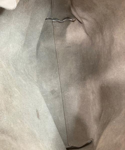 Saint Laurent Paris（サンローランパリ）Saint Laurent Paris (サンローランパリ) レザートートバッグ グレーの古着・服飾アイテム