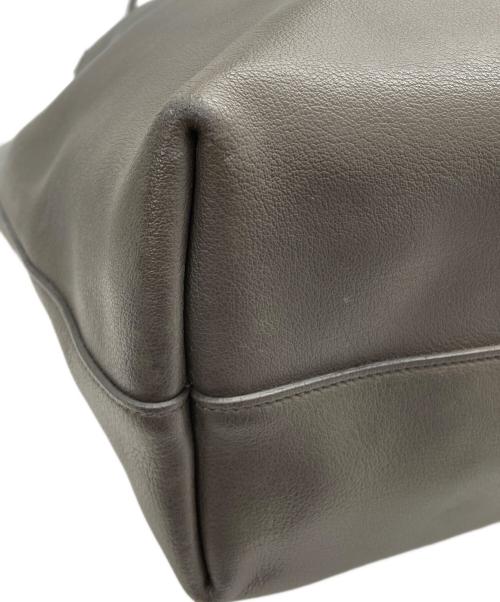 Saint Laurent Paris（サンローランパリ）Saint Laurent Paris (サンローランパリ) レザートートバッグ グレーの古着・服飾アイテム