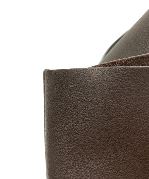 Saint Laurent Paris（サンローランパリ）Saint Laurent Paris (サンローランパリ) レザートートバッグ グレーの古着・服飾アイテム