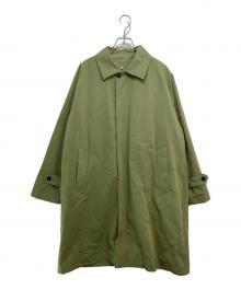 STILL BY HAND（スティルバイハンド）の古着「Detachable Lining Bal Collar Coat」｜グリーン