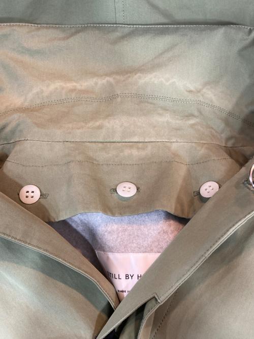 STILL BY HAND（スティルバイハンド）STILL BY HAND (スティルバイハンド) Detachable Lining Bal Collar Coat グリーン サイズ:46の古着・服飾アイテム