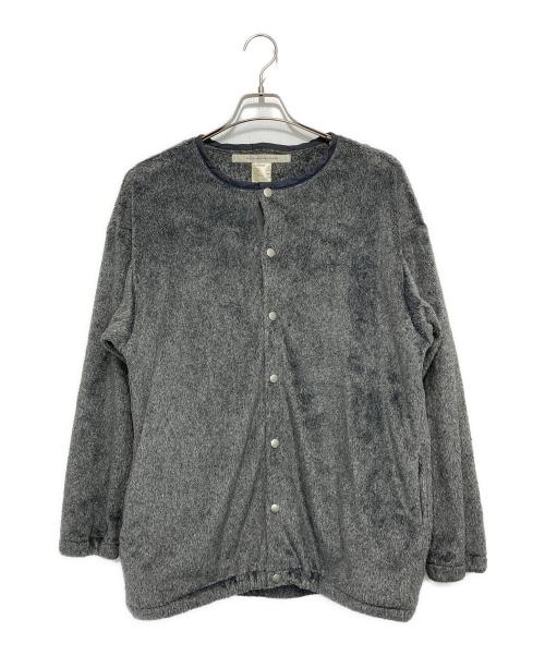 EEL（イール）EEL (イール) ウルフ&フォックスノーカラージャケット グレー サイズ:Mの古着・服飾アイテム