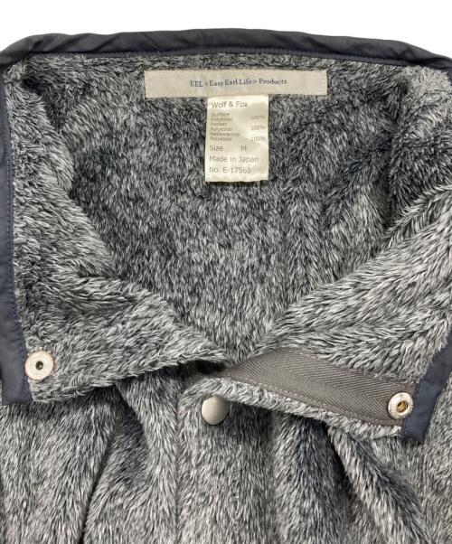 EEL（イール）EEL (イール) ウルフ&フォックスノーカラージャケット グレー サイズ:Mの古着・服飾アイテム