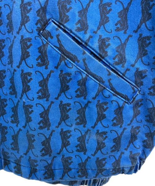 SUPREME（シュプリーム）Supreme (シュプリーム) SNAP FRONT TWILL JACKET ブルー×ブラック サイズ:Lの古着・服飾アイテム