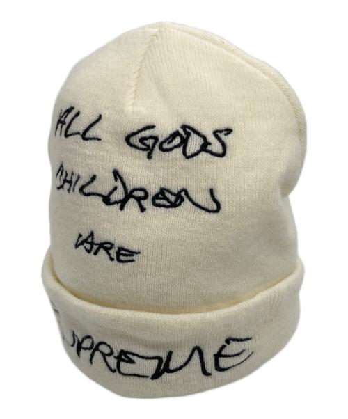 SUPREME（シュプリーム）SUPREME (シュプリーム) God's Children Beanie アイボリーの古着・服飾アイテム