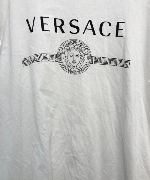 VERSACE（ヴェルサーチェ）VERSACE (ヴェルサーチェ) プリントTシャツ ホワイト サイズ:4XLの古着・服飾アイテム