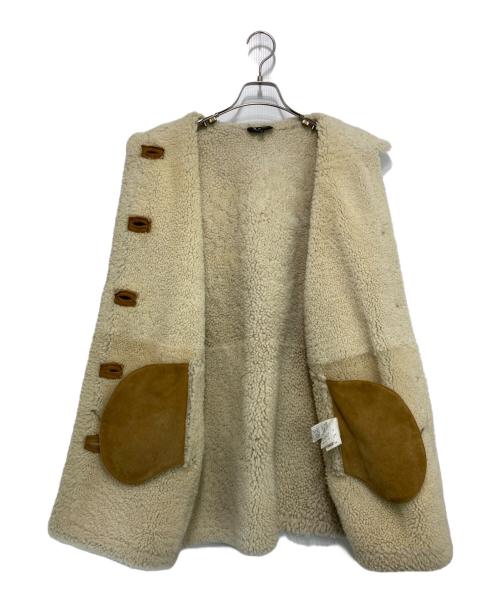 A.P.C.（アーペーセー）A.P.C. (アーペーセー) ムートンコート ベージュ サイズ:34の古着・服飾アイテム