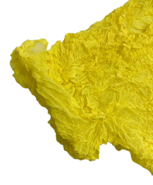 PERMANENTE（ペルマネンテ）PERMANENTE (ペルマネンテ) ワッシャー加工カットソー イエロー サイズ:2の古着・服飾アイテム