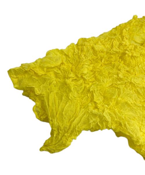 PERMANENTE（ペルマネンテ）PERMANENTE (ペルマネンテ) ワッシャー加工カットソー イエロー サイズ:2の古着・服飾アイテム