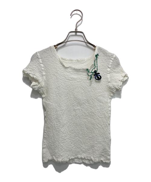 me ISSEY MIYAKE（ミーイッセイ ミヤケ）me ISSEY MIYAKE (ミーイッセイ ミヤケ) カットソー ホワイト サイズ:－の古着・服飾アイテム