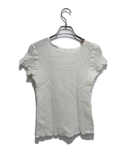 me ISSEY MIYAKE（ミーイッセイ ミヤケ）me ISSEY MIYAKE (ミーイッセイ ミヤケ) カットソー ホワイト サイズ:－の古着・服飾アイテム