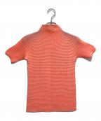 ISSEY MIYAKE PLEATS (T.)イッセイミヤケ プリーツ）の古着「プリーツカットソー」｜ピンク