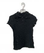 me ISSEY MIYAKEミーイッセイ ミヤケ）の古着「ワッシャープリーツシャツ」｜ブラック