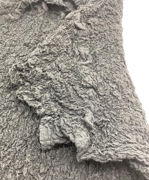me ISSEY MIYAKE（ミーイッセイ ミヤケ）me ISSEY MIYAKE (ミーイッセイ ミヤケ) ワッシャープリーツシャツ ブラックの古着・服飾アイテム