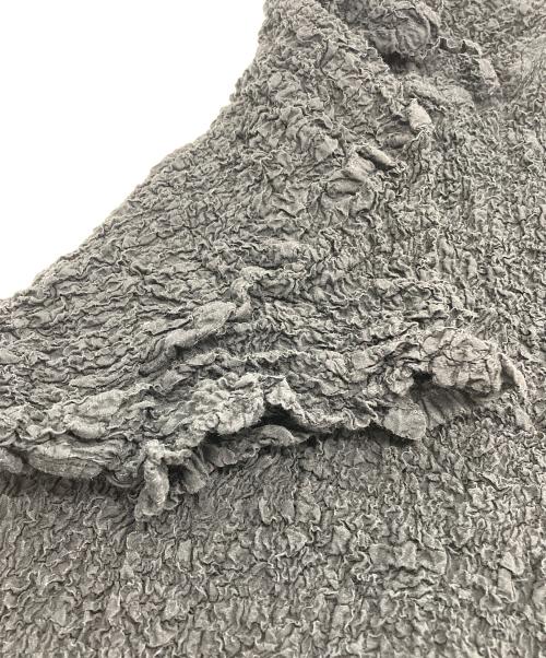 me ISSEY MIYAKE（ミーイッセイ ミヤケ）me ISSEY MIYAKE (ミーイッセイ ミヤケ) ワッシャープリーツシャツ ブラックの古着・服飾アイテム