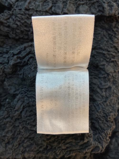 me ISSEY MIYAKE（ミーイッセイ ミヤケ）me ISSEY MIYAKE (ミーイッセイ ミヤケ) ワッシャープリーツシャツ ブラックの古着・服飾アイテム
