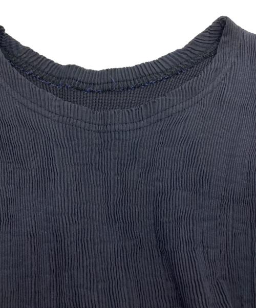 me ISSEY MIYAKE（ミーイッセイ ミヤケ）me ISSEY MIYAKE (ミーイッセイ ミヤケ) ノースリーブワンピース ネイビー×グリーン サイズ:表記なしの古着・服飾アイテム