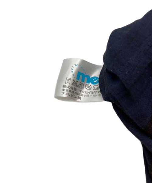 me ISSEY MIYAKE（ミーイッセイ ミヤケ）me ISSEY MIYAKE (ミーイッセイ ミヤケ) ノースリーブワンピース ネイビー×グリーン サイズ:表記なしの古着・服飾アイテム