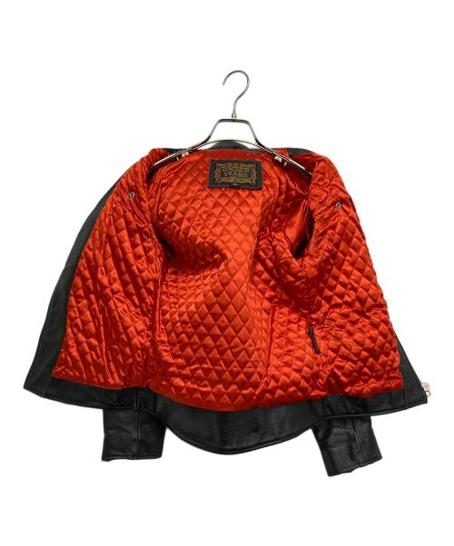 golden years（ゴールデンイヤーズ）golden years (ゴールデンイヤーズ) レザーライダースジャケット ブラック サイズ:30の古着・服飾アイテム