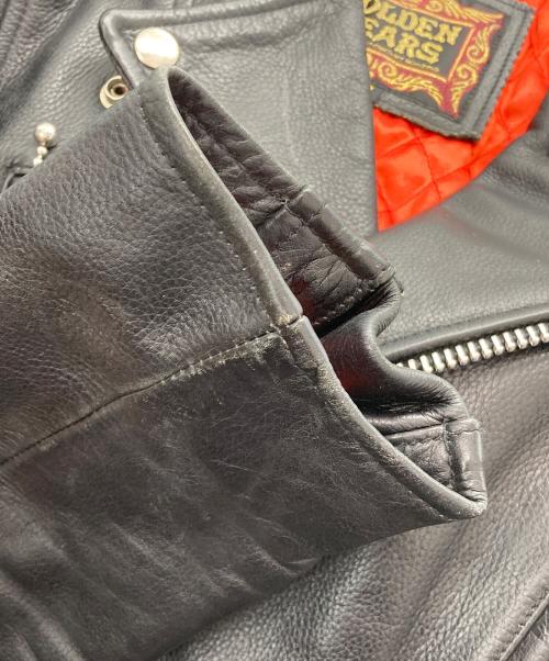 golden years（ゴールデンイヤーズ）golden years (ゴールデンイヤーズ) レザーライダースジャケット ブラック サイズ:30の古着・服飾アイテム