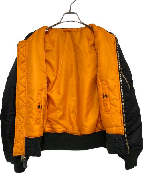 ALPHA（アルファ）ALPHA (アルファ) MA-1 ジャケット ブラック サイズ:XSの古着・服飾アイテム