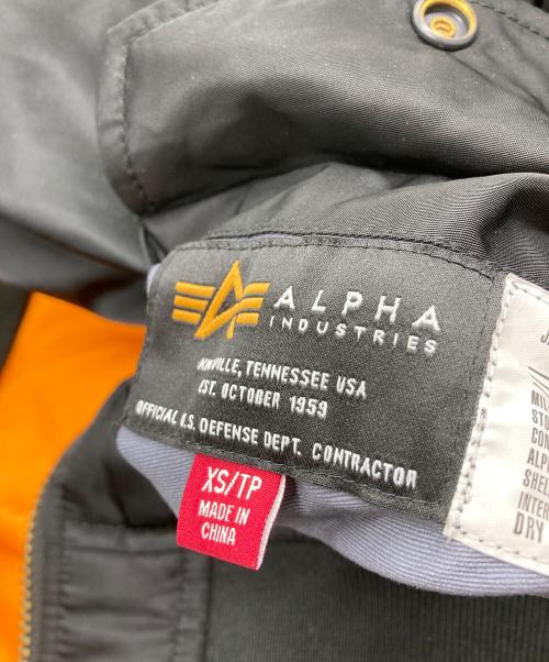 ALPHA（アルファ）ALPHA (アルファ) MA-1 ジャケット ブラック サイズ:XSの古着・服飾アイテム