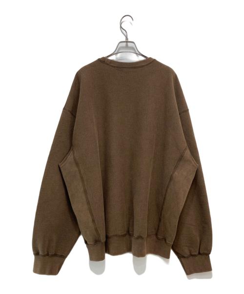 SUPREME（シュプリーム）Supreme (シュプリーム) Washed Box Logo Crewneck ブラウン サイズ:XXLの古着・服飾アイテム