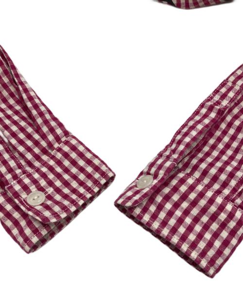 Hysteric Glamour（ヒステリックグラマー）Hysteric Glamour (ヒステリックグラマー) HYSTERIC WITCH GIRL長袖ワークシャツ ピンク×ホワイト サイズ:Mの古着・服飾アイテム