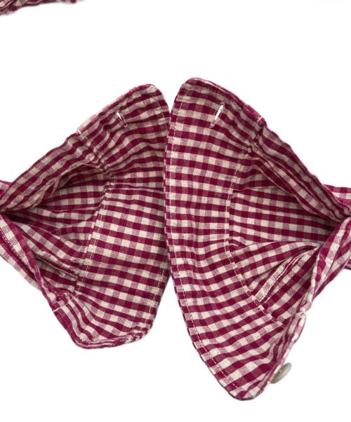 Hysteric Glamour（ヒステリックグラマー）Hysteric Glamour (ヒステリックグラマー) HYSTERIC WITCH GIRL長袖ワークシャツ ピンク×ホワイト サイズ:Mの古着・服飾アイテム