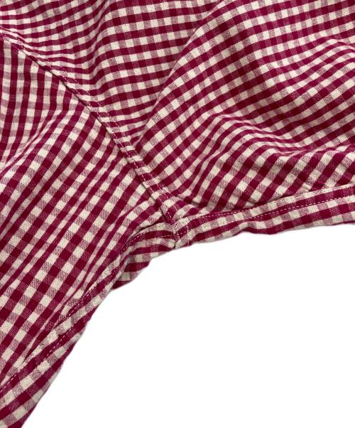 Hysteric Glamour（ヒステリックグラマー）Hysteric Glamour (ヒステリックグラマー) HYSTERIC WITCH GIRL長袖ワークシャツ ピンク×ホワイト サイズ:Mの古着・服飾アイテム