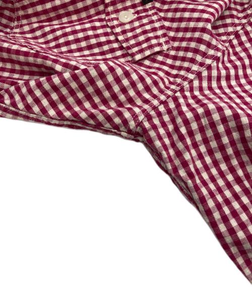 Hysteric Glamour（ヒステリックグラマー）Hysteric Glamour (ヒステリックグラマー) HYSTERIC WITCH GIRL長袖ワークシャツ ピンク×ホワイト サイズ:Mの古着・服飾アイテム