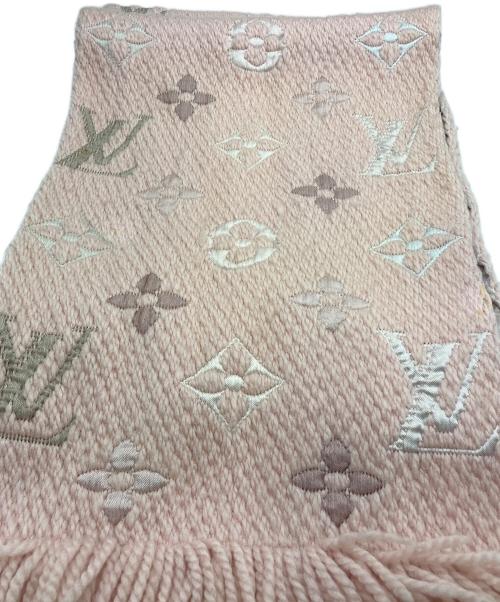 LOUIS VUITTON（ルイ ヴィトン）LOUIS VUITTON (ルイ ヴィトン) エシャルプ・ロゴマニア レインボー クリスタルピンク ピンクの古着・服飾アイテム