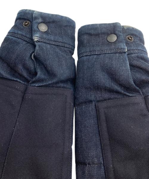 MONCLER（モンクレール）MONCLER (モンクレール) CLOVIS デニム切替ダウンジャケット インディゴ サイズ:2の古着・服飾アイテム